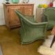 Paire de fauteuils rotin