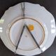 Moustier orange plate