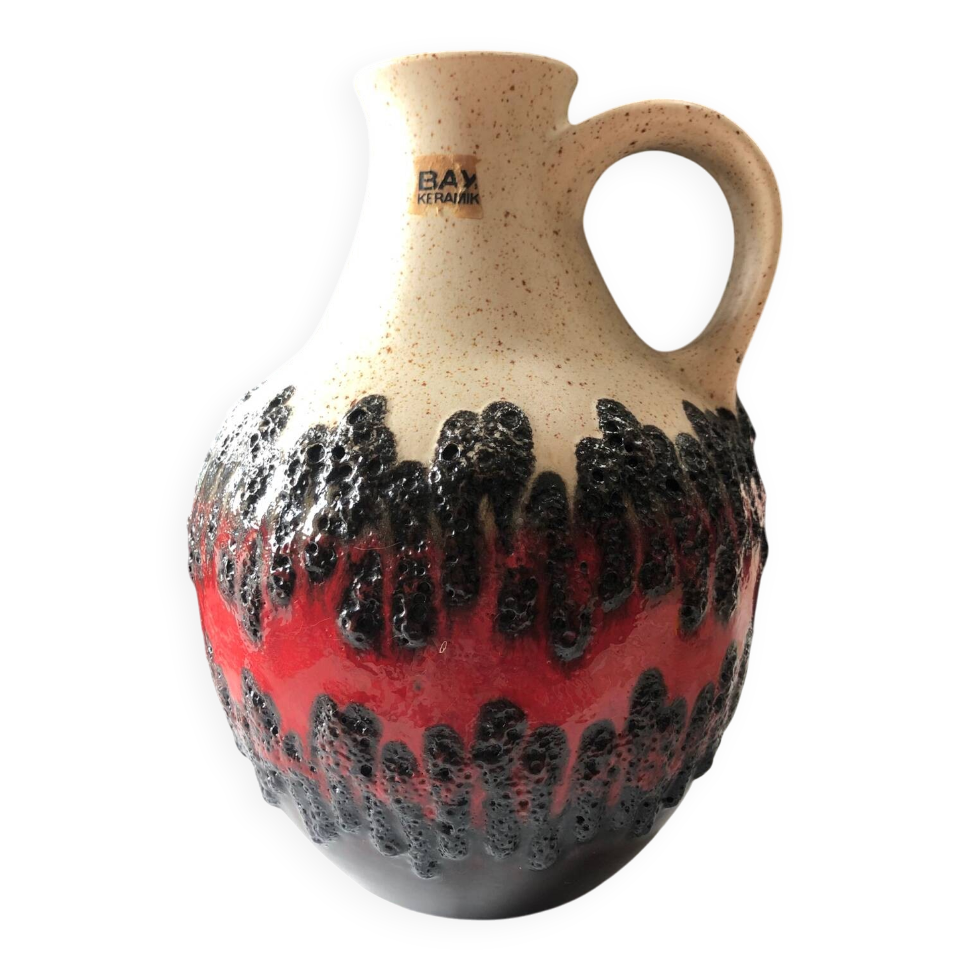 Vase fatlava Bay Keramik West Germany