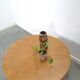 Table basse ronde avec pieds en bois Ilse Möbel