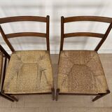 Leggera Model Chairs Designed by Gio Ponti for Cassina, Italy, 1950s, Set of 4