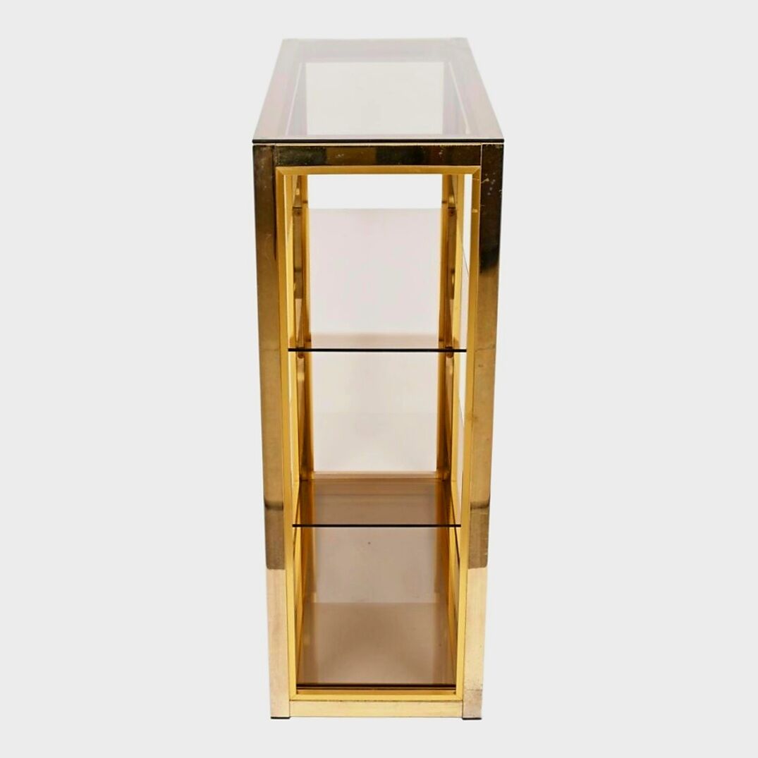 Brass shelf attributed to Renato Zevi - Circa 1970