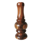 Vintage Wooden Vase: Handcrafted Wood Sculpture, Home Decor