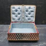 Workbox or old sewing basket