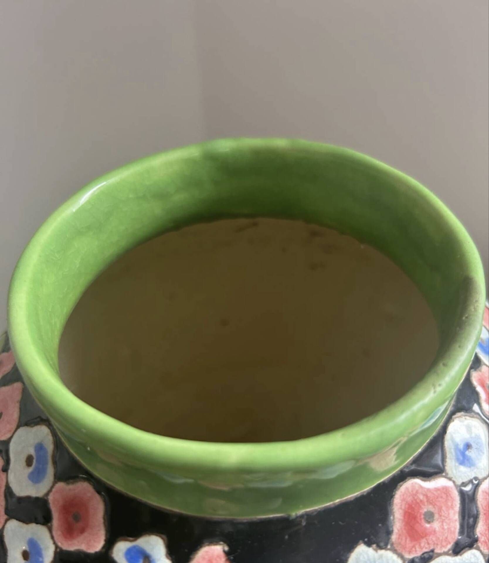 Large Keramis vase – Art Deco period with Peony motif – A splendour