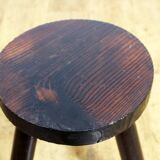 Old solid wood stool