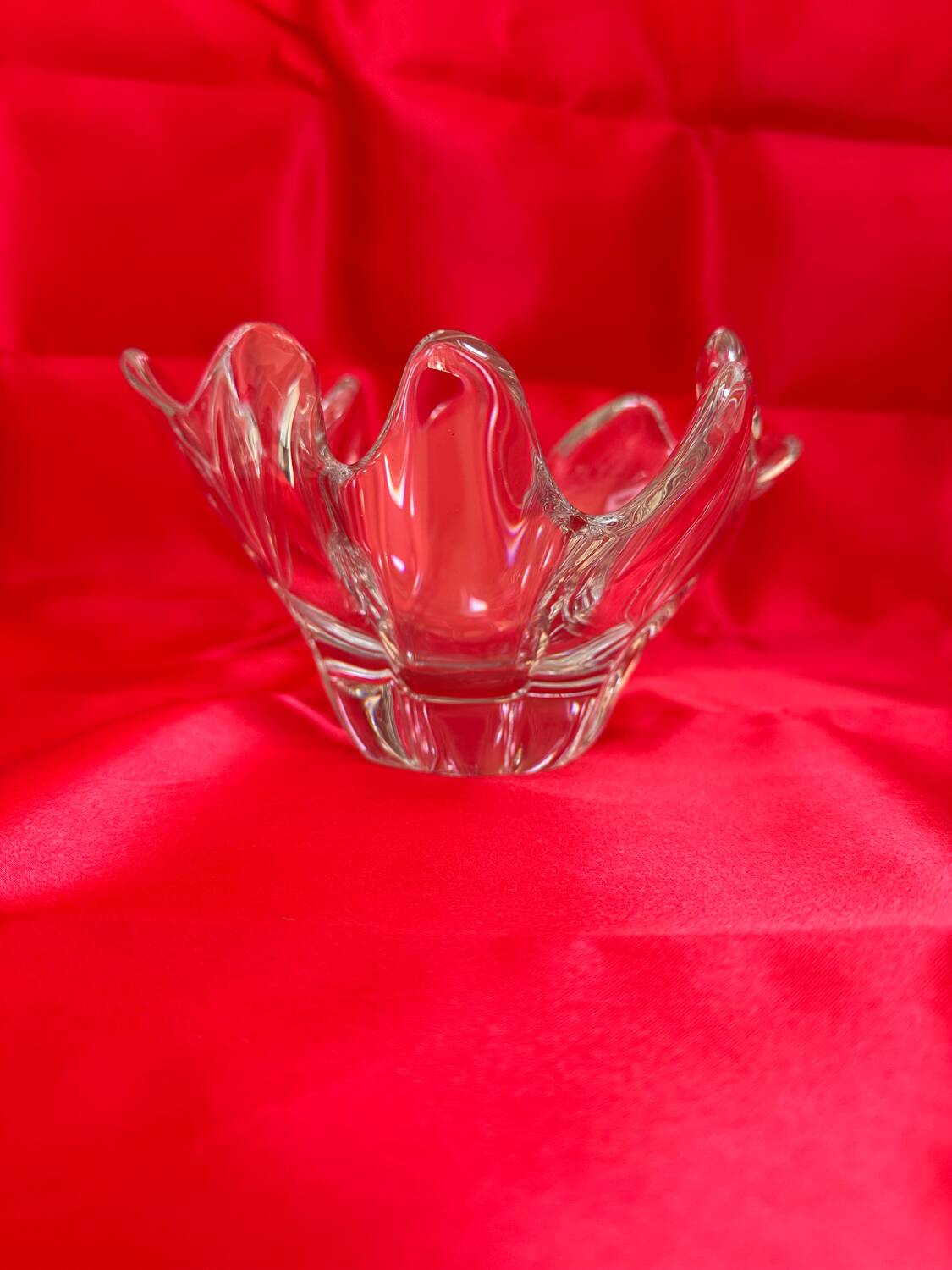 DAUM pocket emptier - Antique crystal