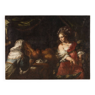 Great 18th century painting, Judith and Holofernes