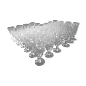 Saint Louis crystal glass service