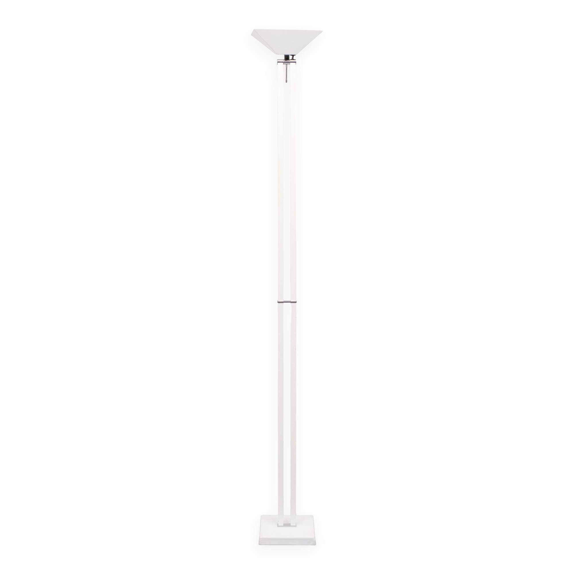 Post Modern White Floor Lamp 1980s Belgium