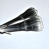 Set of 8 metal ice cream spoons Goldsmith Jean Gouzon