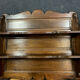 Napoleon III-era wall shelf in mahogany