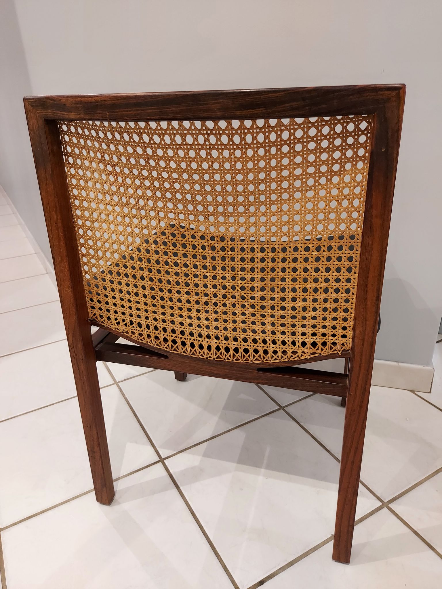 Suite of 6 chairs Italy Tito Agnoli rosewood 1960