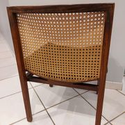 Suite of 6 chairs Italy Tito Agnoli rosewood 1960