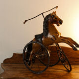 Old miniature horse tricycle