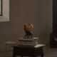 Lampe de Table Art Déco, Éléphant avec Globe en Albâtre, Début du 20ème Siècle, Années 1930
