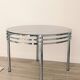 Vintage 70s chrome coffee table