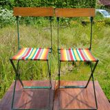 Vintage 1950's picnic table & chair