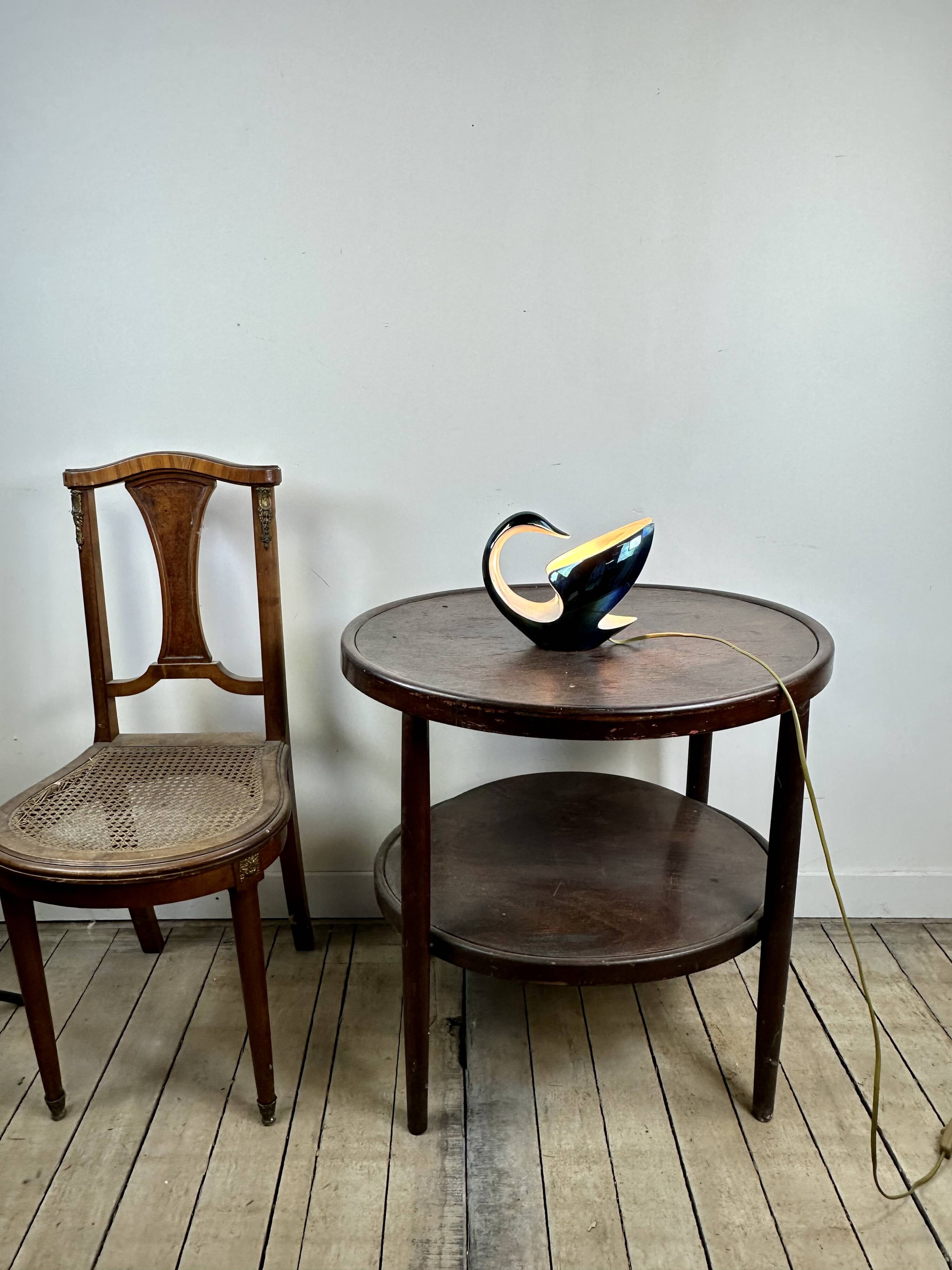 Ambient lamp / night light in the shape of a swan by verceram 1950