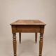 Antique farmhouse table in solid oak – Art Deco handles