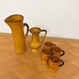 Ceramic orangeade service from Vallauris signed CPL - 1960s/70s