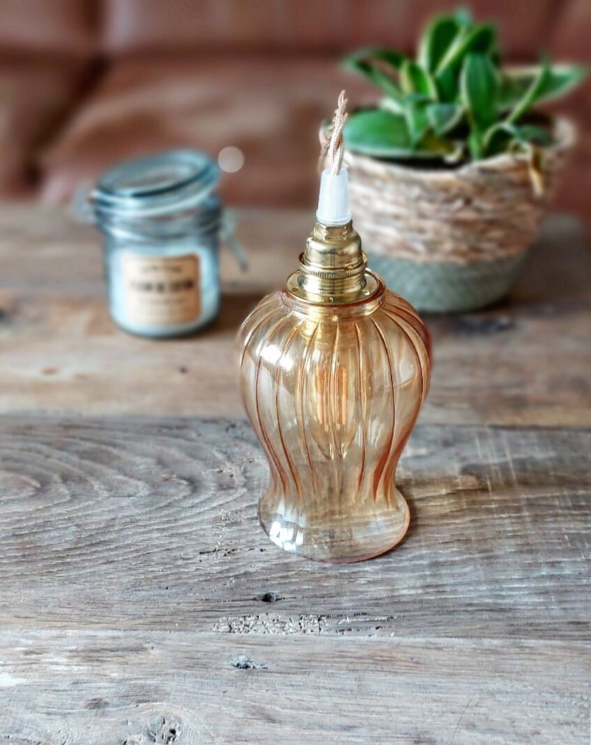 Amber vintage walkway