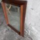 Sculptural wall mirror in wood, 1960s