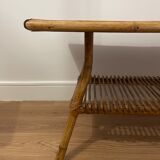 Table basse rotin