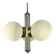 Rare Midcentury Space Age Chandelier Sputnik, Italy, 1970s
