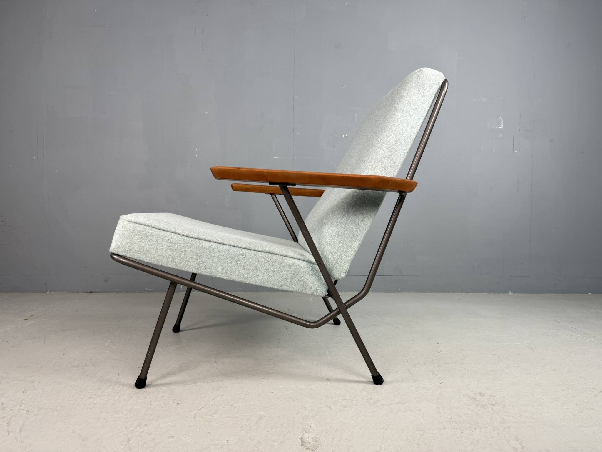 Fauteuil Koene Oberman avec accoudoirs en teck pour Gelderland, 1954
