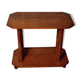 1930 console in turned wood