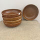 5 deep plates in stoneware