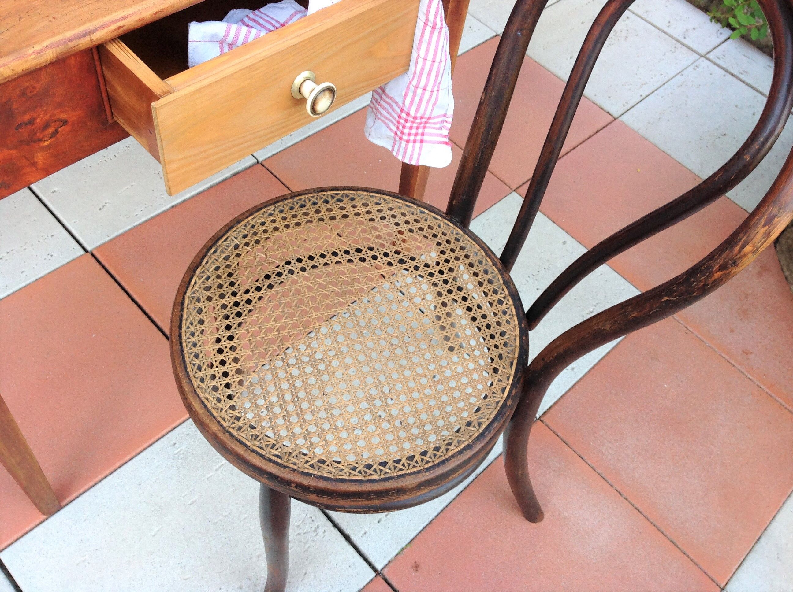 Antique vintage farmhouse table from the 40s and 50s