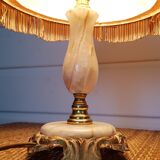 Marble table lamp