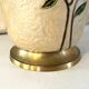 Rare French Art Nouveau Cloisonne Brass Champagne Cooler with Orchid E