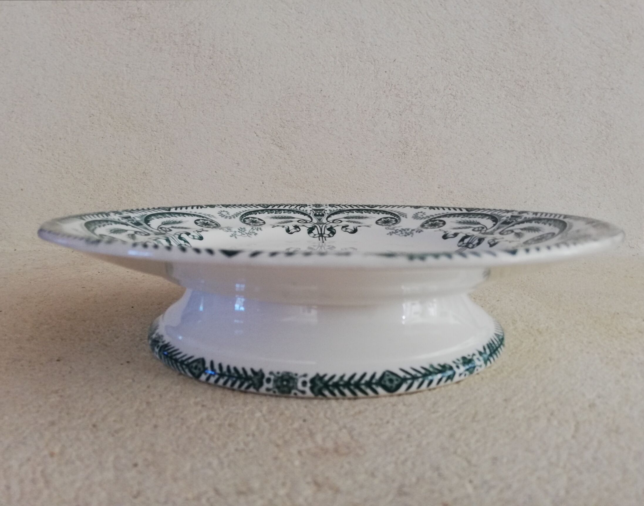 Compotier Longwy décor Empire