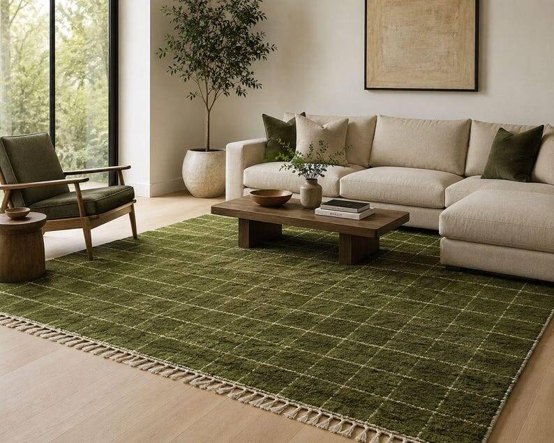 Elegant Moroccan Rug – Handmade Atlas Mountain Wool 300cm x 300cm
