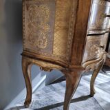 19th-century gilded Venetian-style bedside with gold leaf