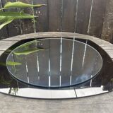 70's round mirror