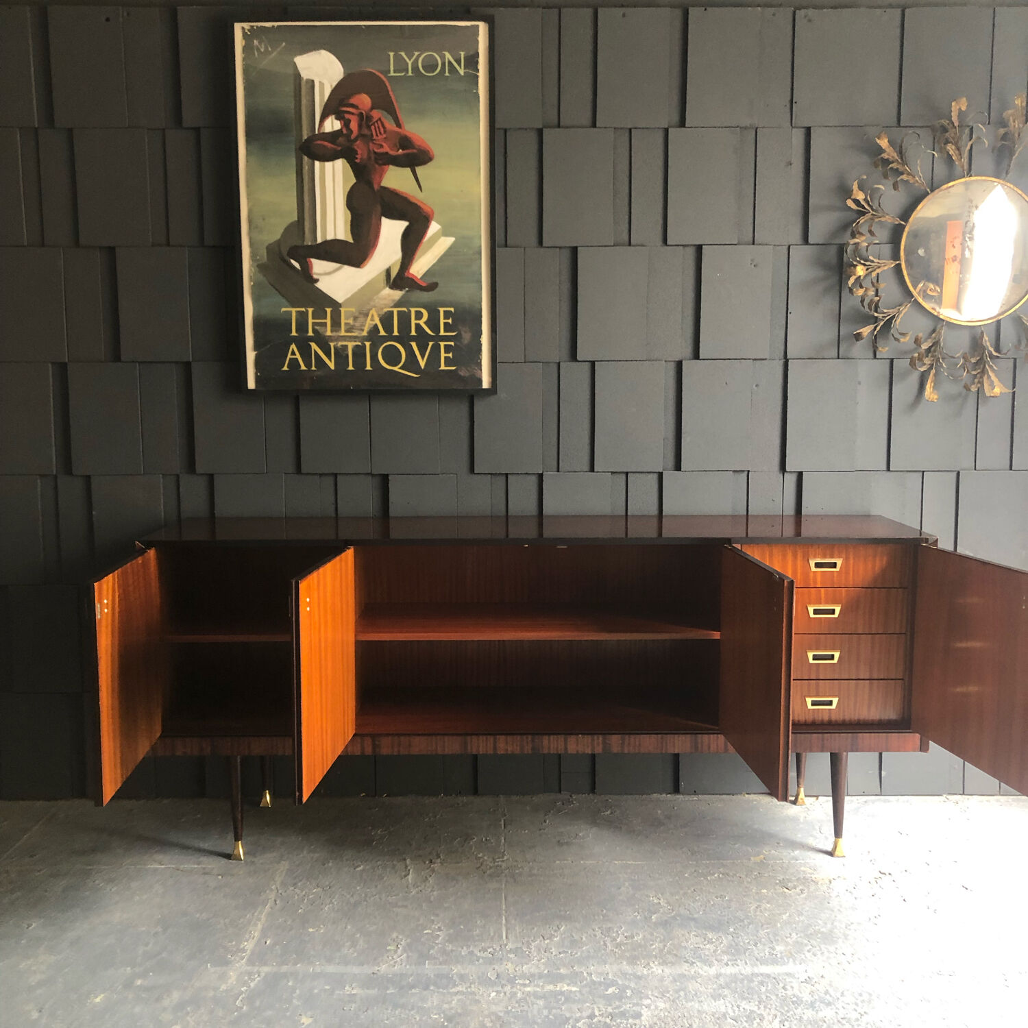 Enfilade vintage mid-century