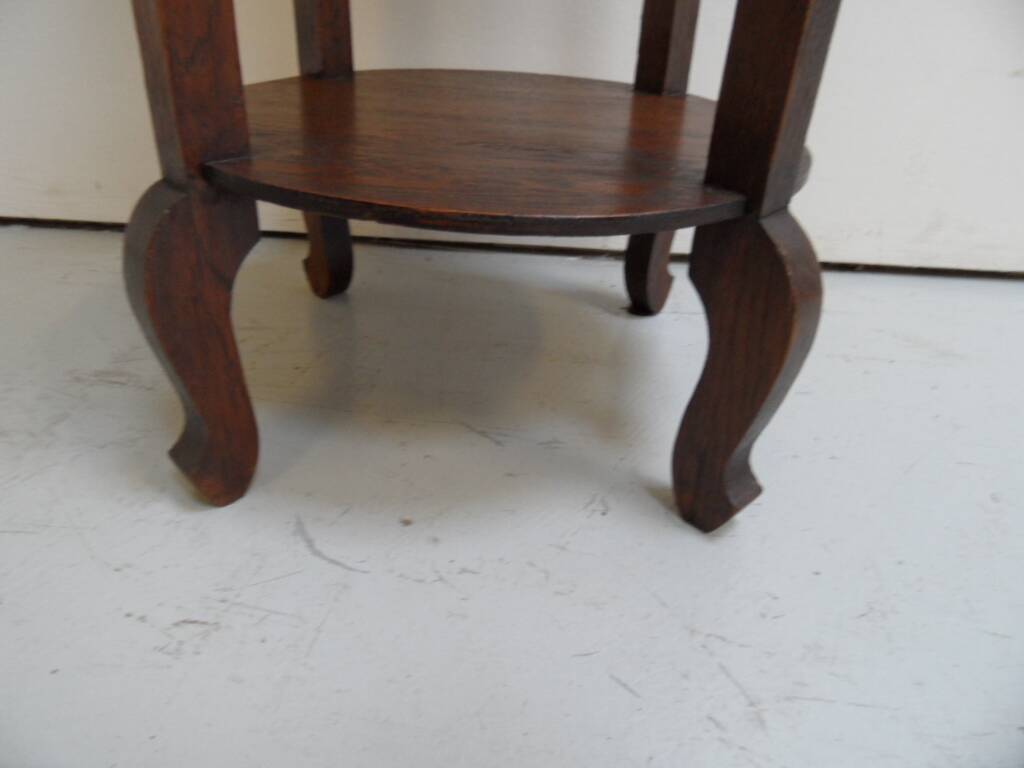 Art Deco oak sidetable