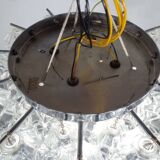 Glass ceiling light by J. T. Kalmar for Kalmar, 1960s