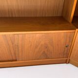 Danish Modular Teak Library Bookshelf Corner Unit Bookcase Mid 20th Century