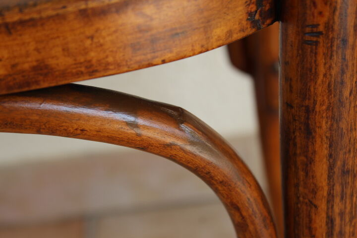 Mundus 42 pyrograved bistro chair