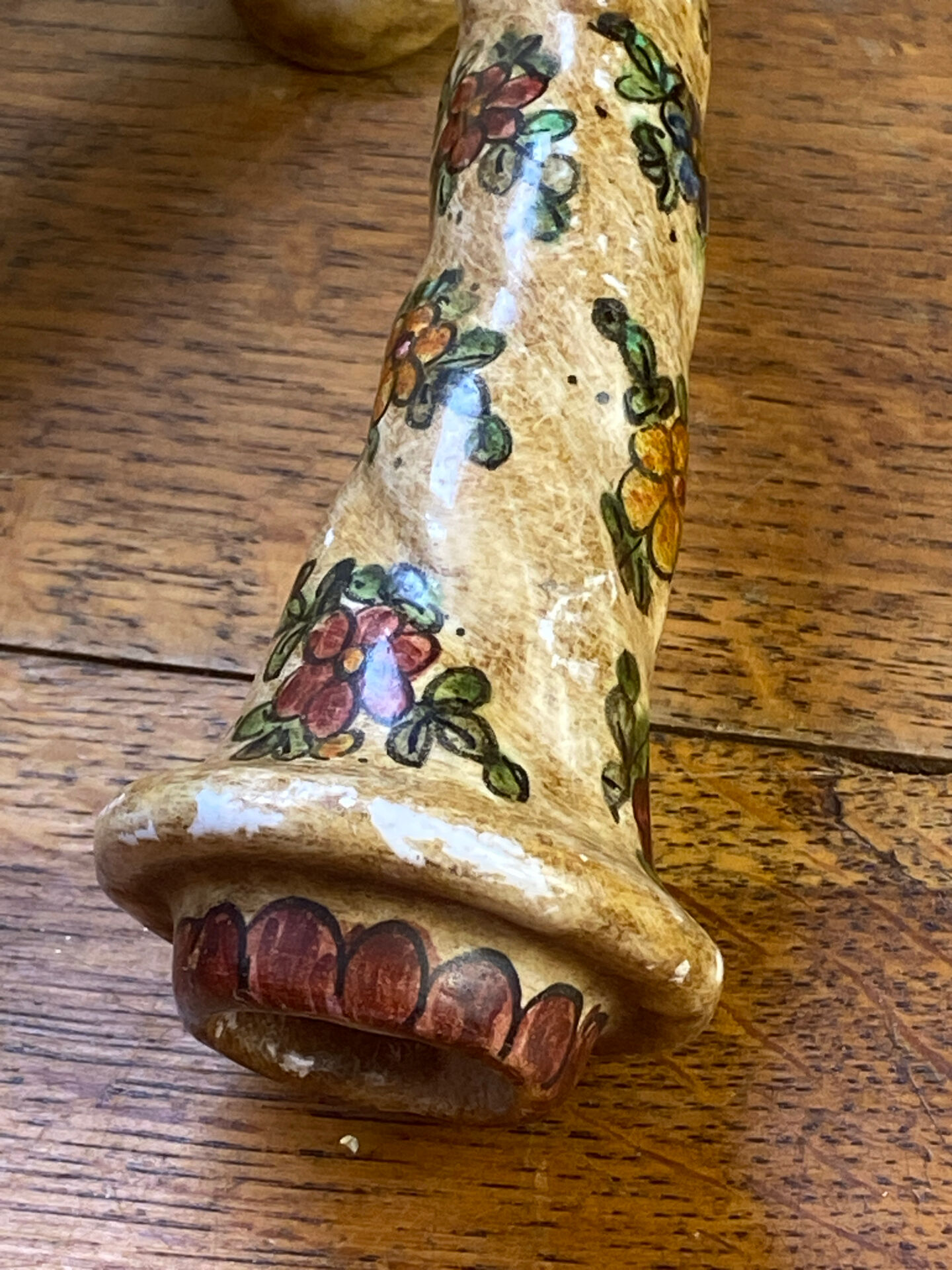 Italian ceramic wall lamp