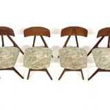 Set of 4 Scandinavian chairs "Nizza" Bengt Ruda, Sweden, 1960