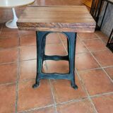Table industriel pied fonte