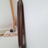 Octagonal wooden mirror from the 1980s.