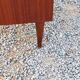 Vintage mahogany chest of drawers from the 60s conical feet 4 drawers