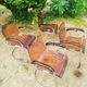 Chaises plexi années 70 Space Age